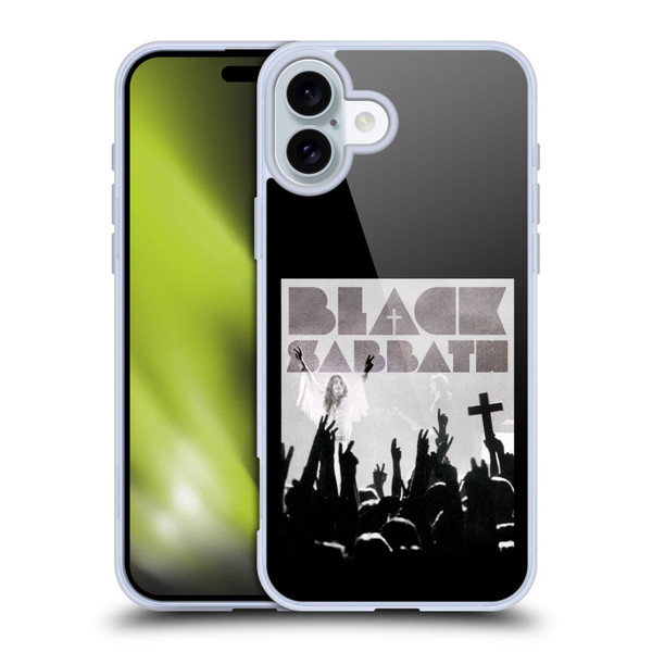 Black Sabbath Key Art Victory Soft Gel Case for Apple iPhone 16 Plus