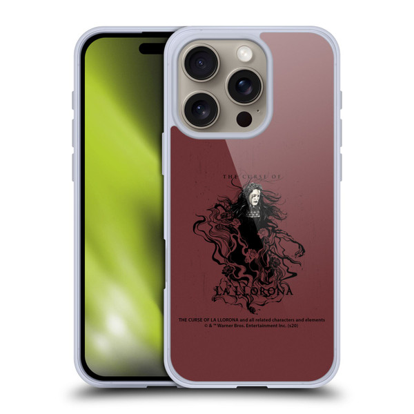 The Curse Of La Llorona Graphics Weeping Lady 2 Soft Gel Case for Apple iPhone 16 Pro