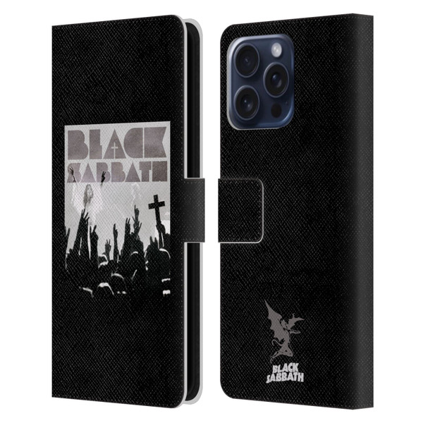 Black Sabbath Key Art Victory Leather Book Wallet Case Cover For Apple iPhone 16 Pro Max