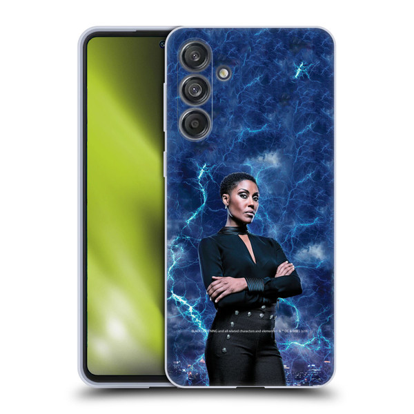 Black Lightning Characters Lynn Pierce Soft Gel Case for Samsung Galaxy M55 5G