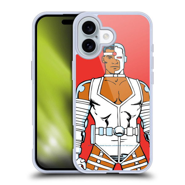 Cyborg DC Comics Fast Fashion Classic 3 Soft Gel Case for Apple iPhone 16