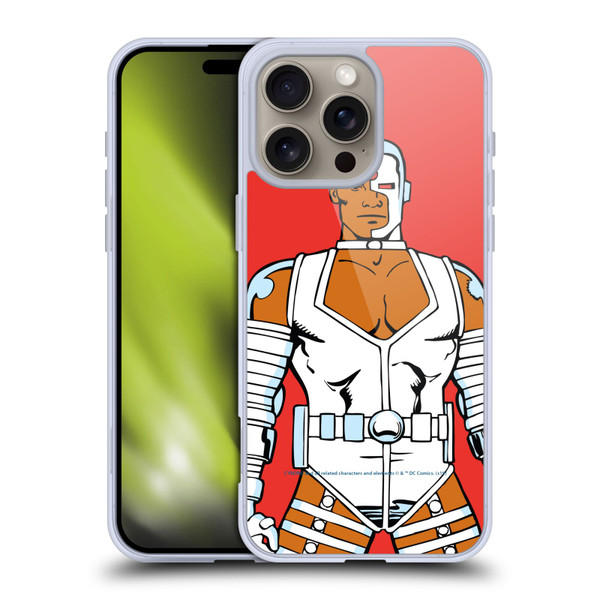 Cyborg DC Comics Fast Fashion Classic 3 Soft Gel Case for Apple iPhone 16 Pro Max