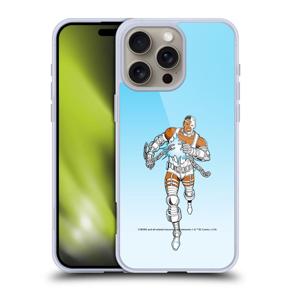 Cyborg DC Comics Fast Fashion Classic 2 Soft Gel Case for Apple iPhone 16 Pro Max