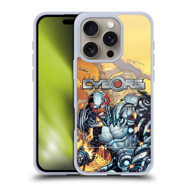 Cyborg DC Comics Fast Fashion Comic Soft Gel Case for Apple iPhone 16 Pro