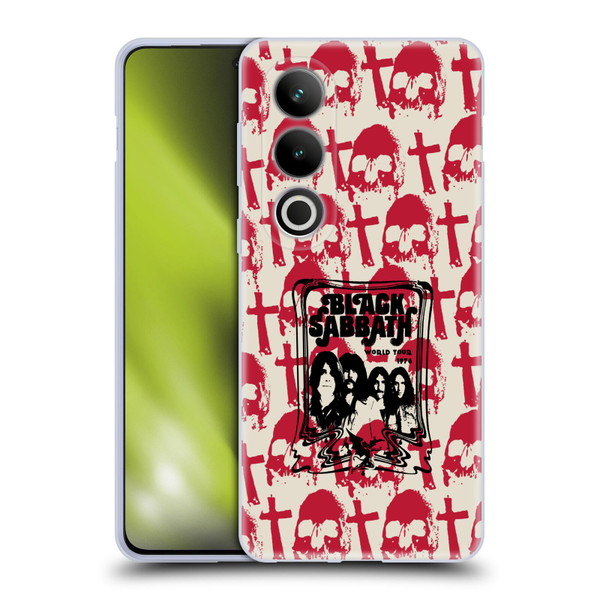 Black Sabbath Key Art Skull Cross World Tour Soft Gel Case for OPPO OnePlus Ace 3V 5G