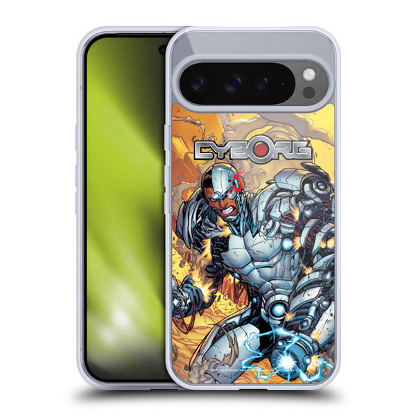 Cyborg DC Comics Fast Fashion Comic Soft Gel Case for Google Pixel 9 Pro XL