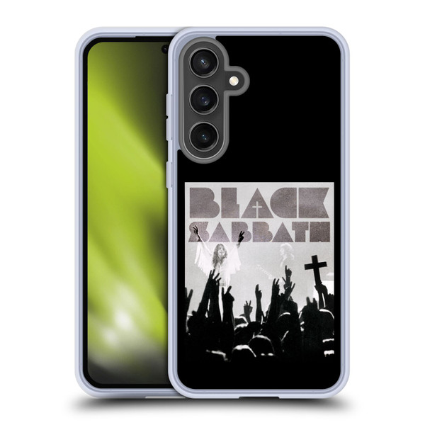 Black Sabbath Key Art Victory Soft Gel Case for Samsung Galaxy S24 FE