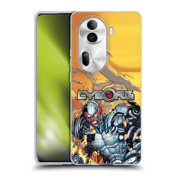 Cyborg DC Comics Fast Fashion Comic Soft Gel Case for OPPO Reno11 Pro