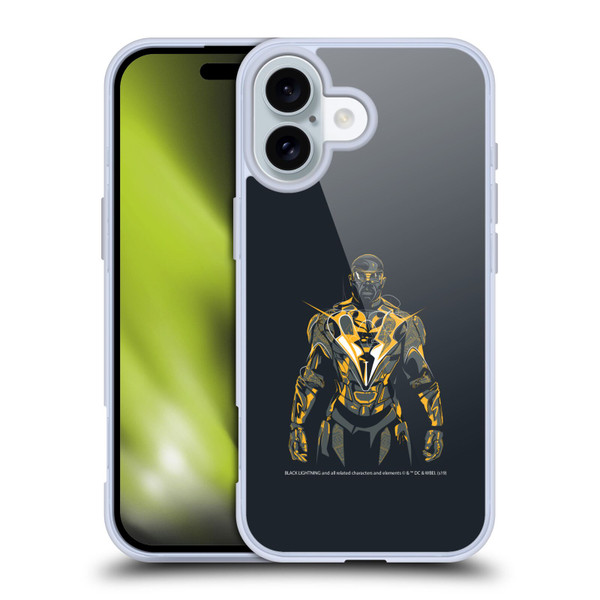 Black Lightning Key Art Black Lightning Soft Gel Case for Apple iPhone 16