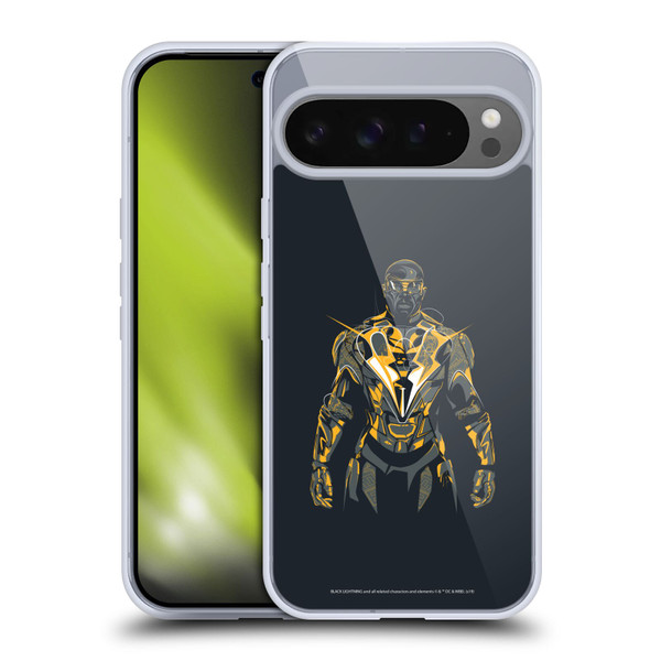 Black Lightning Key Art Black Lightning Soft Gel Case for Google Pixel 9 Pro XL