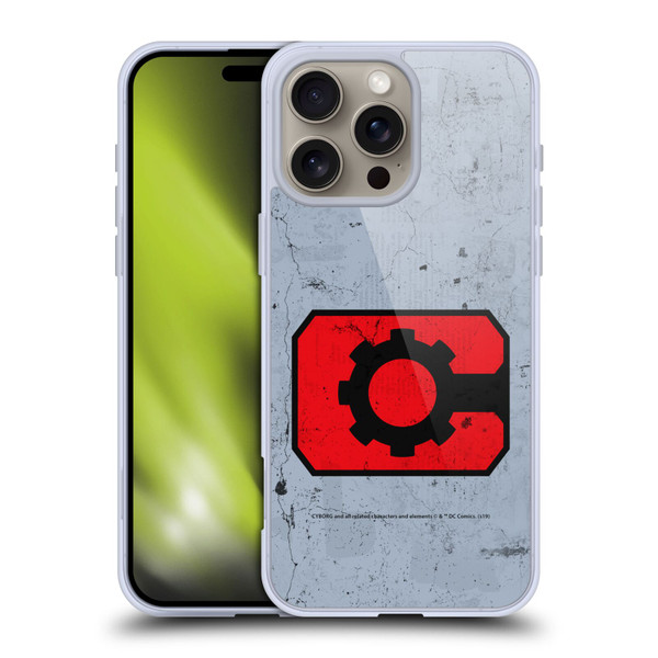 Cyborg DC Comics Logos Classic Soft Gel Case for Apple iPhone 16 Pro Max