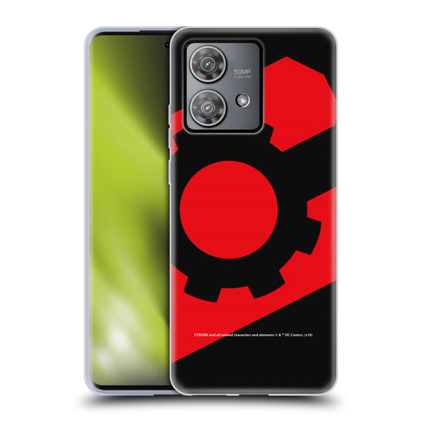 Cyborg DC Comics Logos Geometric 2 Soft Gel Case for Motorola Edge 40 Neo 5G