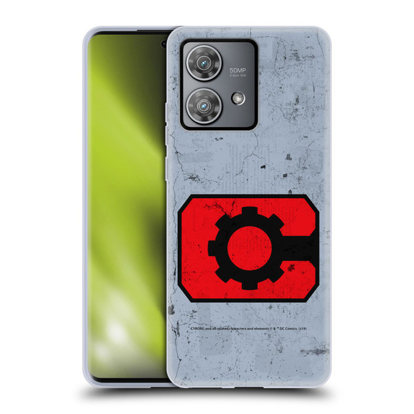 Cyborg DC Comics Logos Classic Soft Gel Case for Motorola Edge 40 Neo 5G