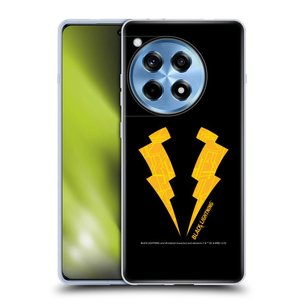 Black Lightning Key Art Logo Soft Gel Case for OPPO OnePlus Ace 3 5G