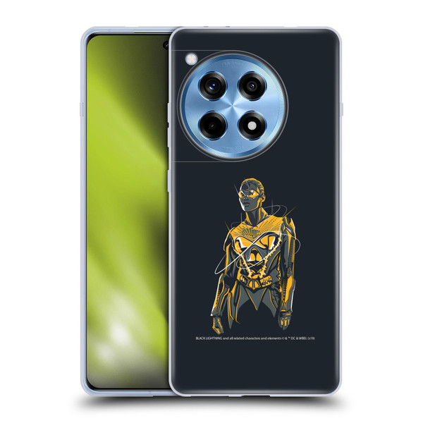 Black Lightning Key Art Thunder Soft Gel Case for OPPO OnePlus Ace 3 5G