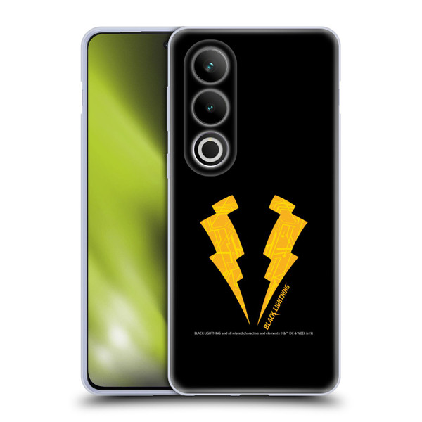 Black Lightning Key Art Logo Soft Gel Case for OPPO OnePlus Ace 3V 5G