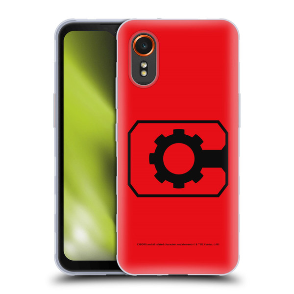 Cyborg DC Comics Logos Geometric Soft Gel Case for Samsung Galaxy Xcover7 5G