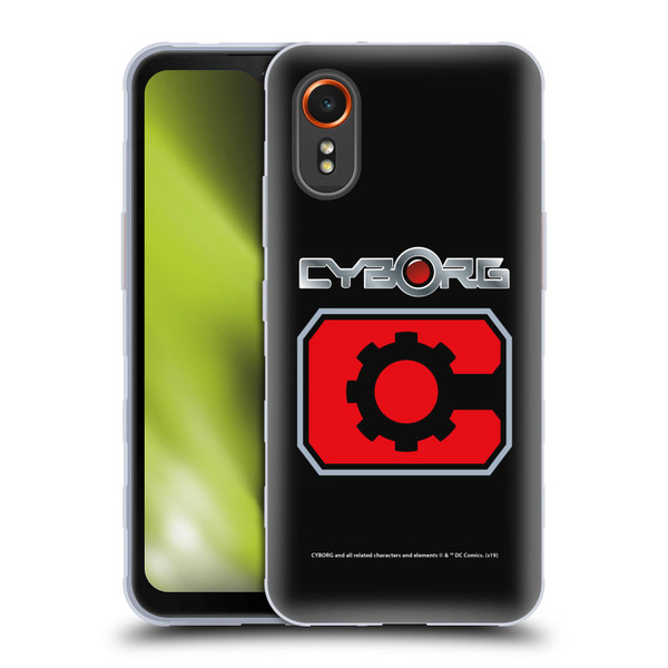 Cyborg DC Comics Logos Retro Soft Gel Case for Samsung Galaxy Xcover7 5G