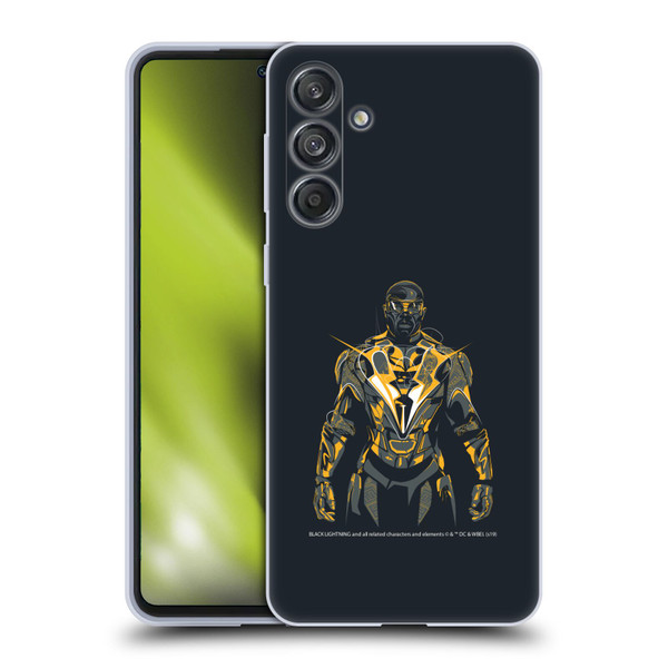 Black Lightning Key Art Black Lightning Soft Gel Case for Samsung Galaxy M55 5G