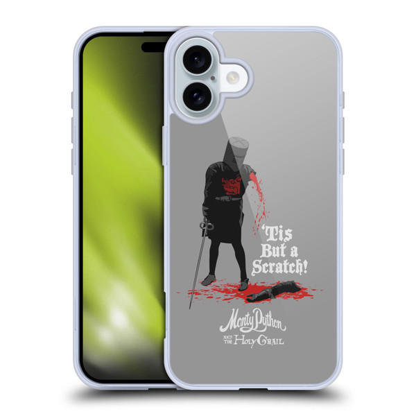 Monty Python Key Art Tis But A Scratch Soft Gel Case for Apple iPhone 16 Plus