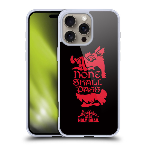 Monty Python Key Art None Shall Pass Soft Gel Case for Apple iPhone 16 Pro Max
