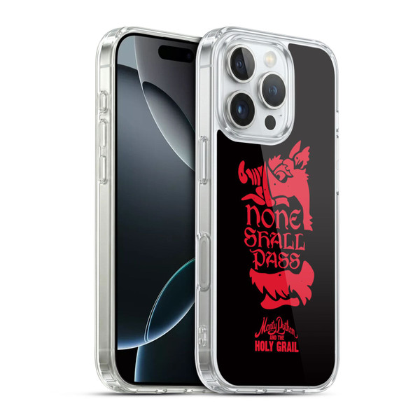 Monty Python Key Art None Shall Pass Soft Gel Case for Apple iPhone 16 Pro & MagSafe