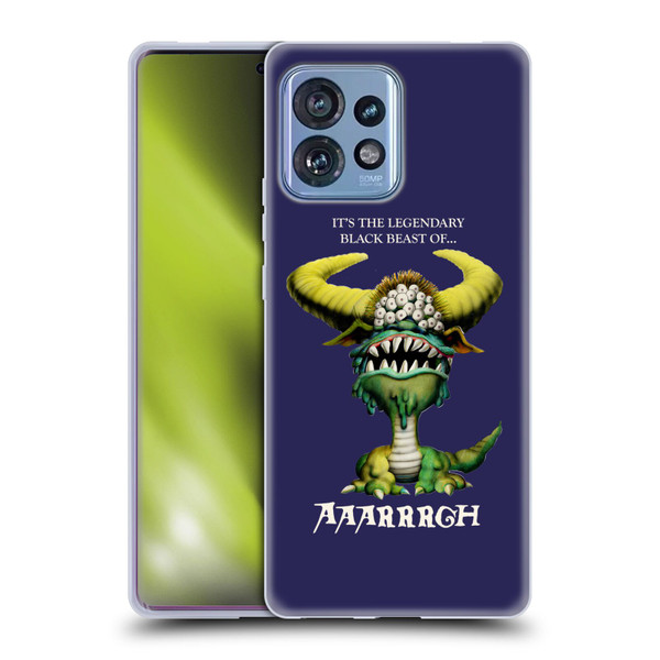 Monty Python Key Art Black Beast Of Aaarrrgh Soft Gel Case for Motorola Moto Edge 40 Pro