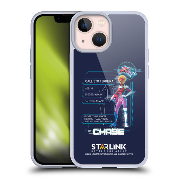 Starlink Battle for Atlas Character Art Chase Soft Gel Case for Apple iPhone 13 Mini