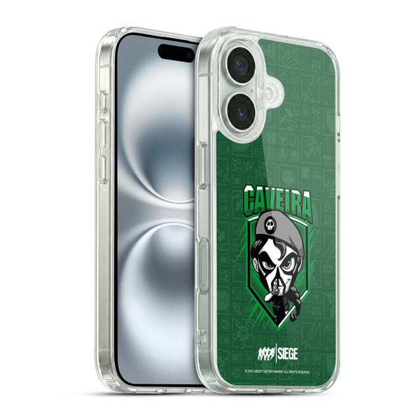 Tom Clancy's Rainbow Six Siege Chibi Operators Caveira Soft Gel Case for Apple iPhone 16 & MagSafe