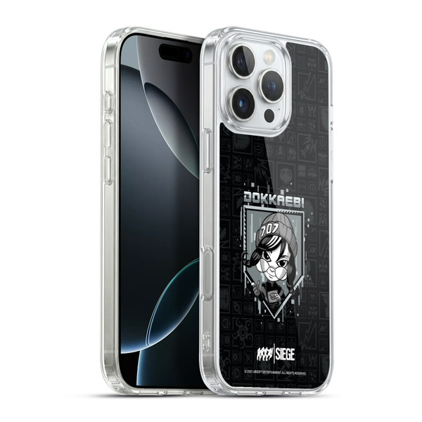 Tom Clancy's Rainbow Six Siege Chibi Operators Dokkaebi Soft Gel Case for Apple iPhone 16 Pro Max & MagSafe