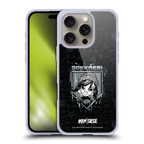 Tom Clancy's Rainbow Six Siege Chibi Operators Dokkaebi Soft Gel Case for Apple iPhone 16 Pro