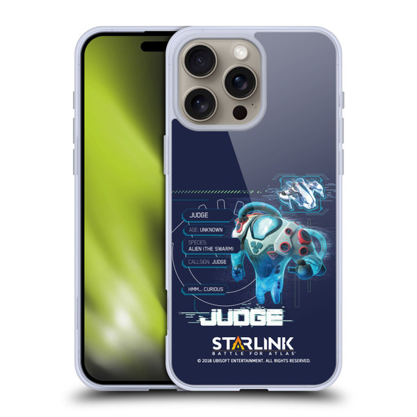 Starlink Battle for Atlas Character Art Judge 2 Soft Gel Case for Apple iPhone 16 Pro Max