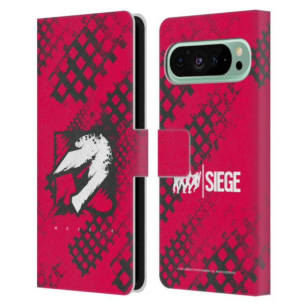 Tom Clancy's Rainbow Six Siege Icons Mozzie Leather Book Wallet Case Cover For Google Pixel 9 Pro XL