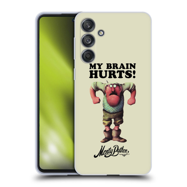 Monty Python Key Art My Brain Hurts Soft Gel Case for Samsung Galaxy M55 5G