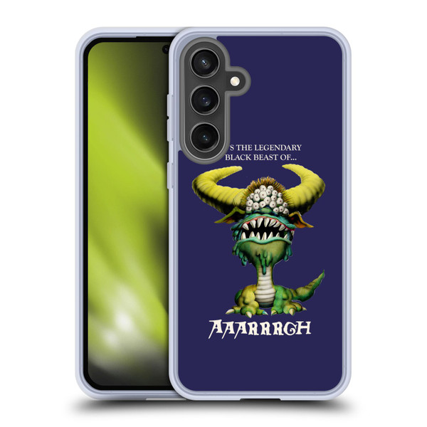 Monty Python Key Art Black Beast Of Aaarrrgh Soft Gel Case for Samsung Galaxy S24 FE