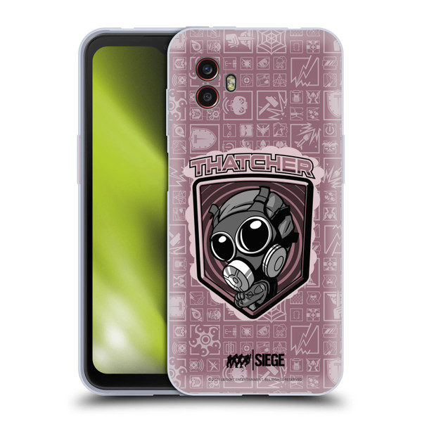 Tom Clancy's Rainbow Six Siege Chibi Operators Thatcher Soft Gel Case for Samsung Galaxy Xcover6 Pro/Pro2