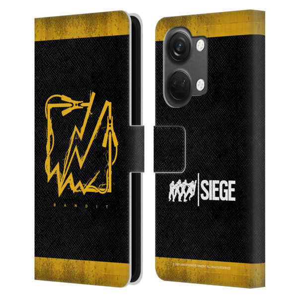 Tom Clancy's Rainbow Six Siege Icons Bandit Leather Book Wallet Case Cover For OnePlus Nord 3 5G