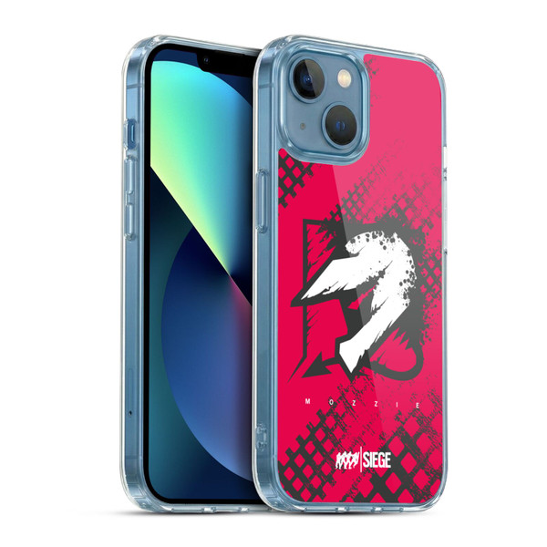 Tom Clancy's Rainbow Six Siege Icons Mozzie Soft Gel Case for Apple iPhone 13 Mini & MagSafe