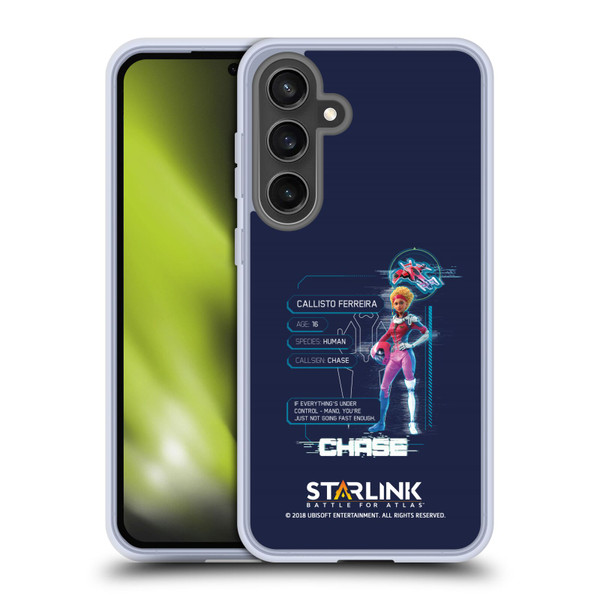Starlink Battle for Atlas Character Art Chase Soft Gel Case for Samsung Galaxy S24 FE