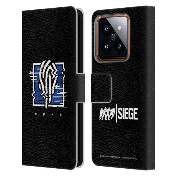 Tom Clancy's Rainbow Six Siege Icons Nokk Leather Book Wallet Case Cover For Xiaomi 14