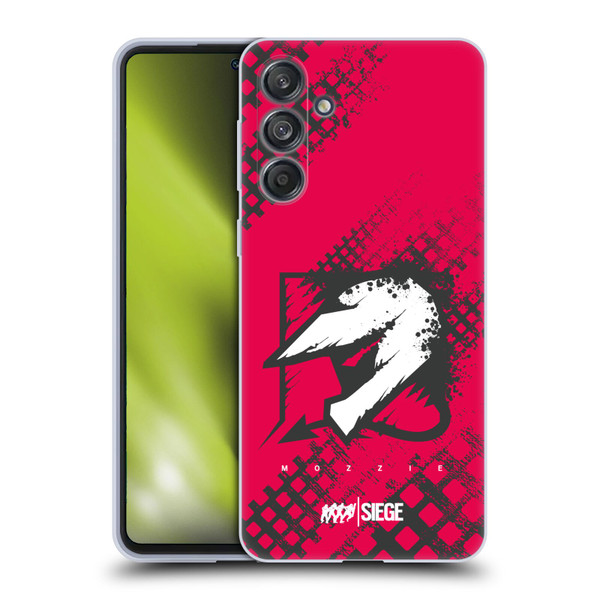 Tom Clancy's Rainbow Six Siege Icons Mozzie Soft Gel Case for Samsung Galaxy M55 5G