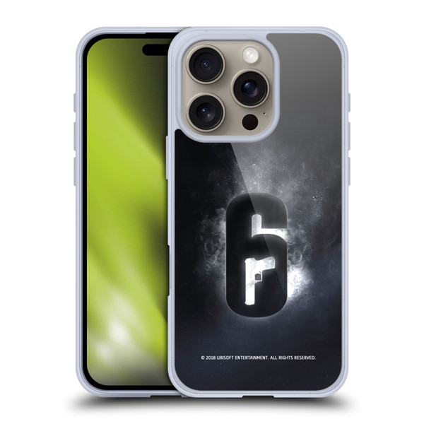 Tom Clancy's Rainbow Six Siege Logos Glow Soft Gel Case for Apple iPhone 16 Pro