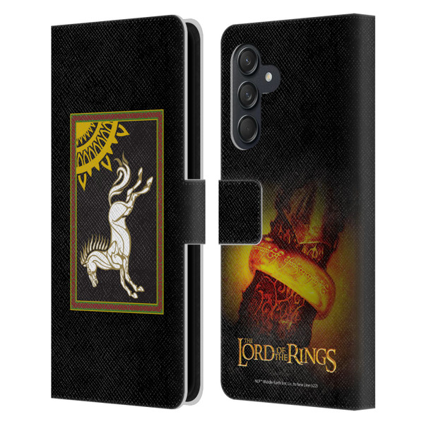The Lord Of The Rings The Fellowship Of The Ring Graphics Flag Of Rohan Leather Book Wallet Case Cover For Samsung Galaxy M55 5G