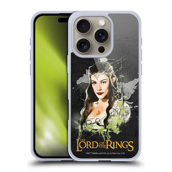 The Lord Of The Rings The Fellowship Of The Ring Character Art Arwen Soft Gel Case for Apple iPhone 16 Pro