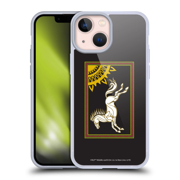 The Lord Of The Rings The Fellowship Of The Ring Graphics Flag Of Rohan Soft Gel Case for Apple iPhone 13 Mini