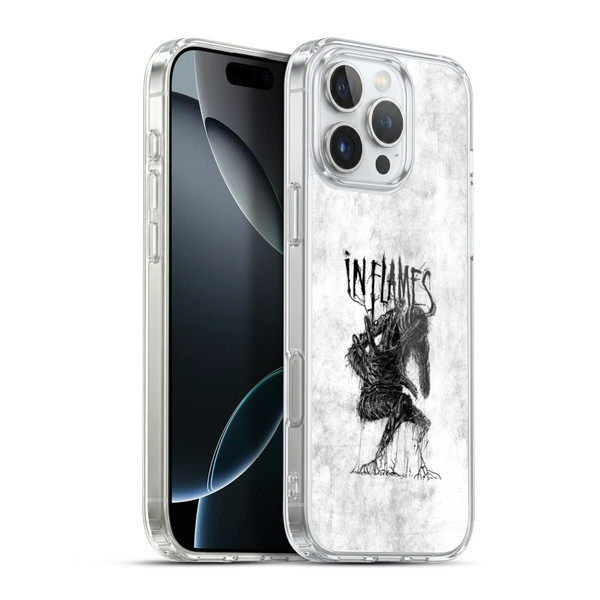 In Flames Metal Grunge Big Creature Soft Gel Case for Apple iPhone 16 Pro Max & MagSafe
