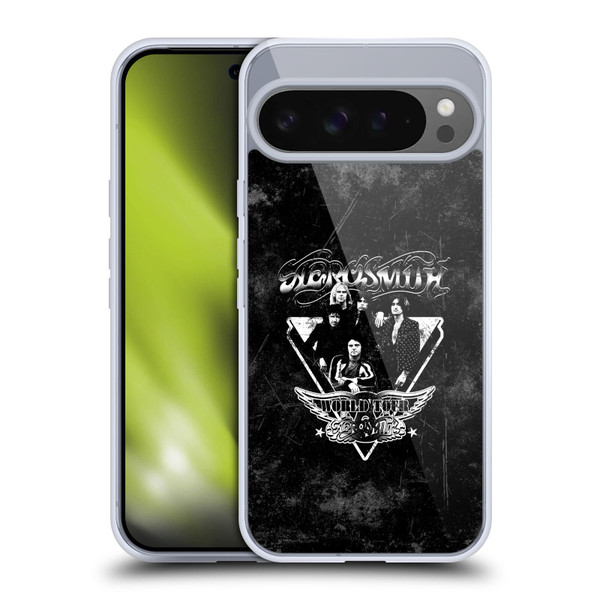 Aerosmith Black And White World Tour Soft Gel Case for Google Pixel 9 Pro XL