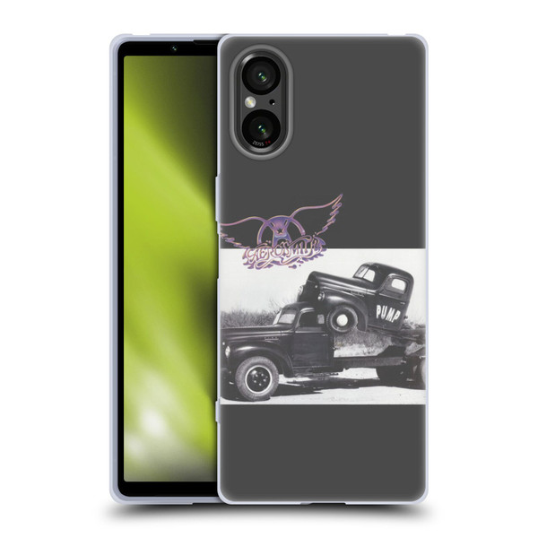 Aerosmith Black And White The Pump Soft Gel Case for Sony Xperia 5 V 5G