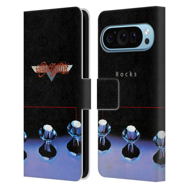 Aerosmith Classics Rocks Leather Book Wallet Case Cover For Google Pixel 9 / Pixel 9 Pro