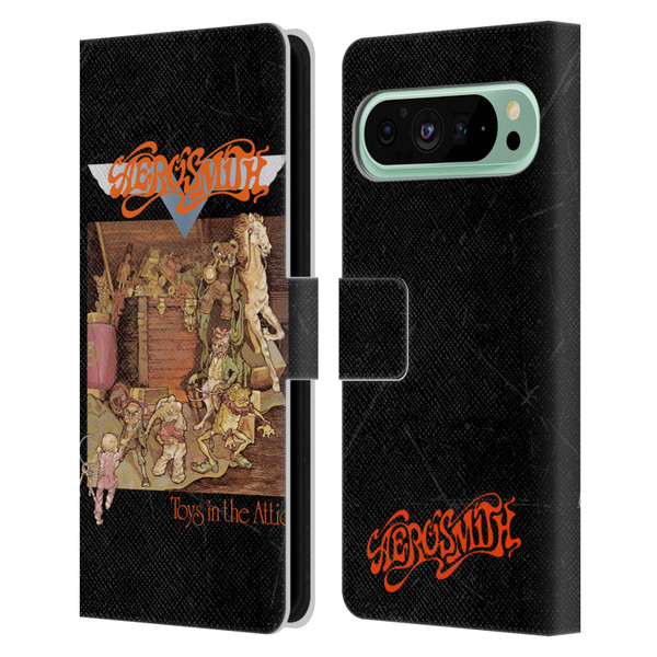Aerosmith Classics Toys In The Attic Leather Book Wallet Case Cover For Google Pixel 9 Pro XL